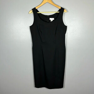 Spiegel Black Sleeveless Midi Cocktail Formal Dress Size 12